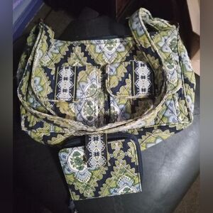 Vera Bradley Purse With Matching Wallet